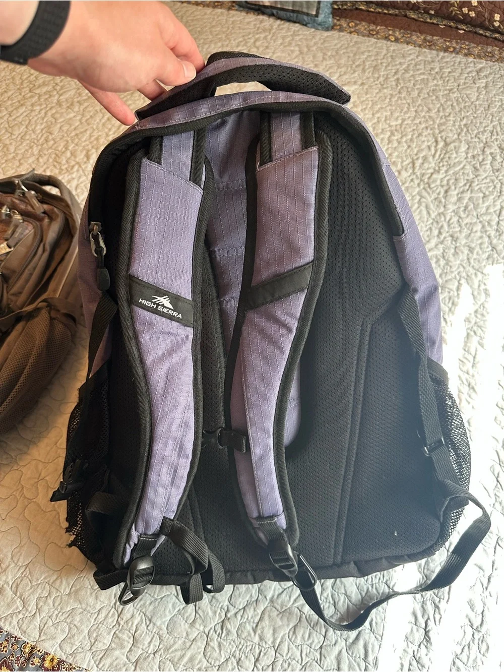 High Sierra Purple Backpack